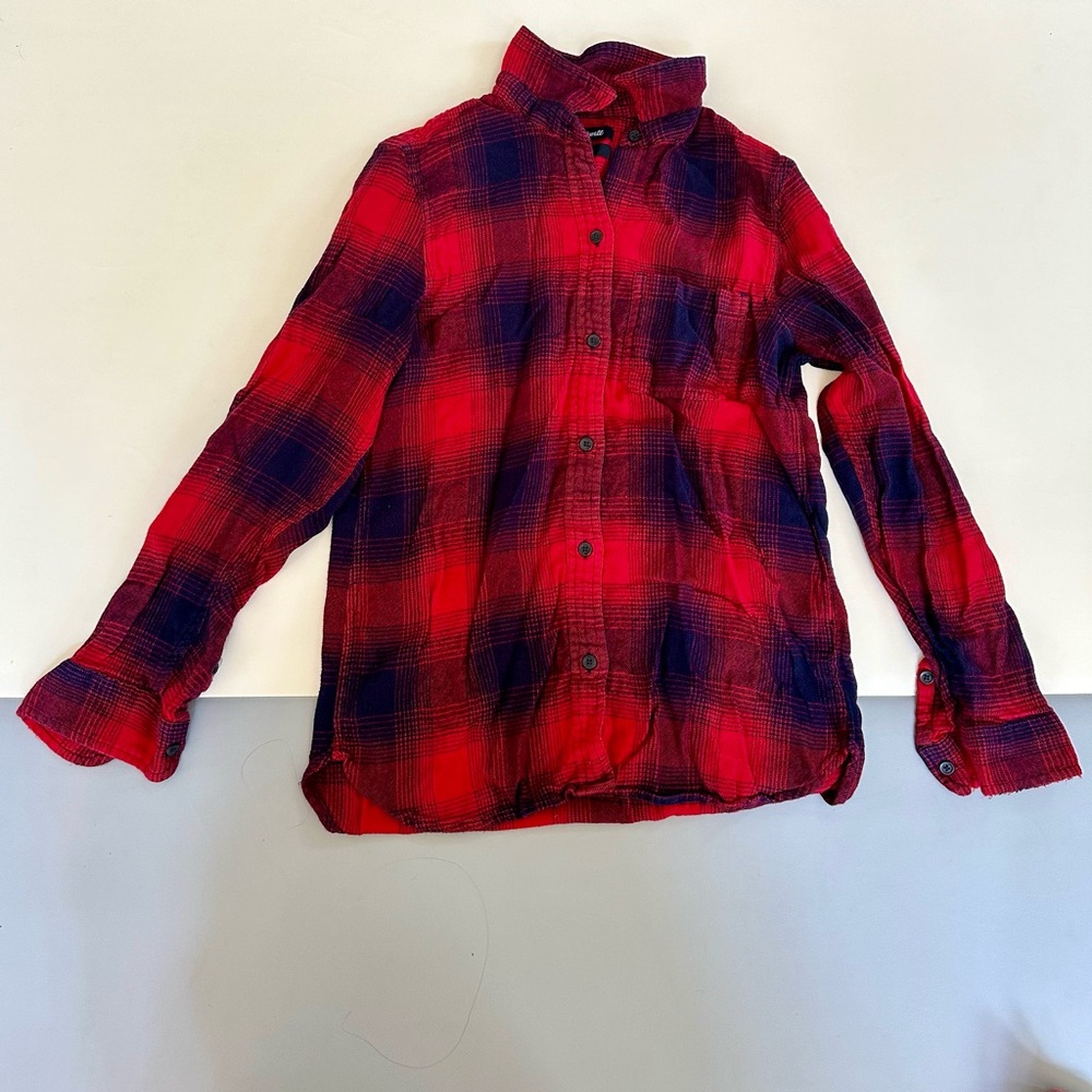 Madewell Soft Plaid Flannel Buttondown
